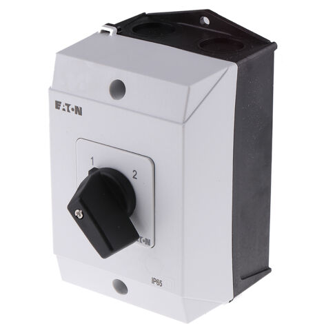 Inverseurs Contacts: 2 20 A plastron: 1-2 90° à accrochage en saillie 000207078 EATON T0-1-8220/I1