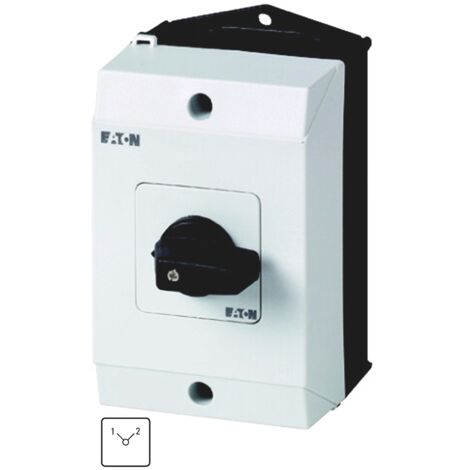 Inverseurs Contacts: 4 20 A plastron: 1-0-2 60 ° à accrochage en saillie 000207102 EATON T0-2-8211/I1