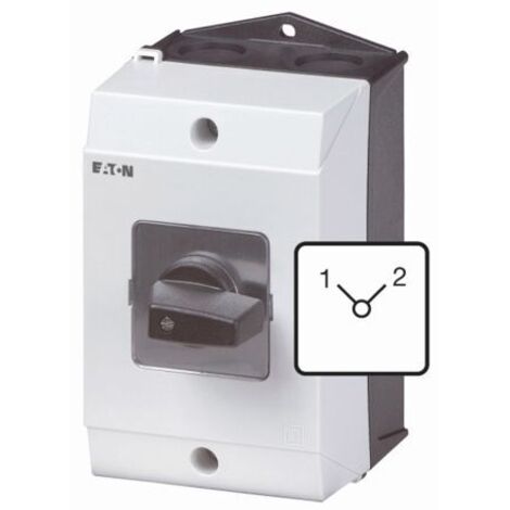 Inverseurs Contacts: 4 32 A plastron: 1-2 90° à accrochage en saillie 000207180 EATON T3-2-8221/I2