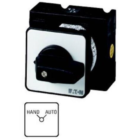 Inverseurs Contacts: 6 32 A plastron: USV-NETZ 90 ° à accrochage encastré 000090343 EATON T3-3-15453/E