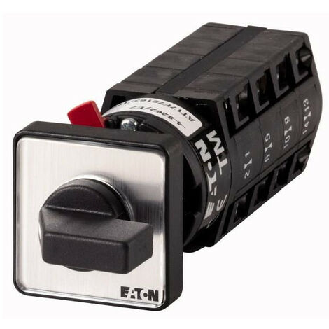 Inverseurs Contacts: 8 10 A plastron: 1-2 60 ° à accrochage Montage encastré avec fixation cen EATON TM-4-8223/EZ