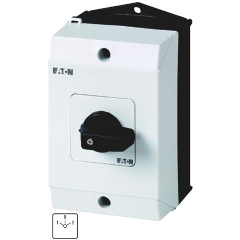Inverseurs Contacts: 8 20 A plastron: 1-0-2 60 ° à accrochage en saillie 000207136 EATON T0-4-8213/I1