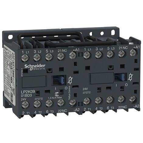 Inversor 3 polos 9A 24VCC LP2K0901BD3 de Schneider