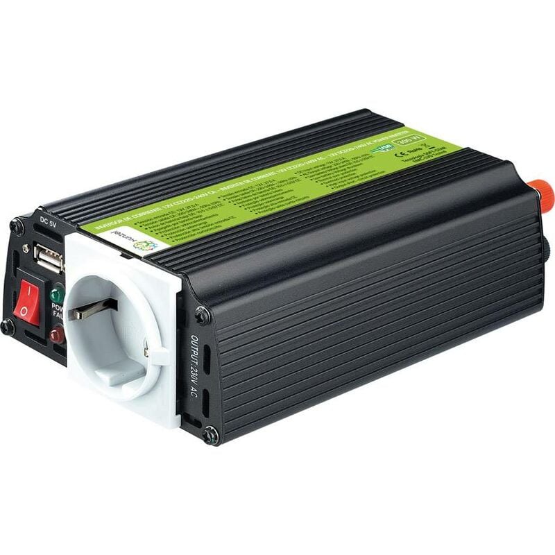 

Inversor corriente DC/AC con usb 300w.