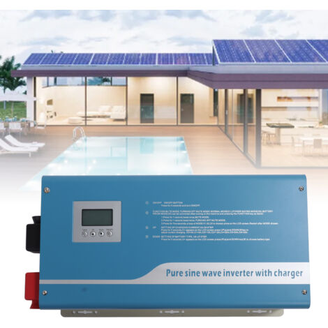 Inversor de onda sinusoidal de 4000 W para montaje en pared (110 V-230 V) para zonas residenciales, industriales, de defensa, fronterizas, insulares y rurales.