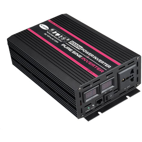 Inversor De Onda Sinusoidal 5000w 10000w 24v 220v Pantalla Lcd Power  Inverter