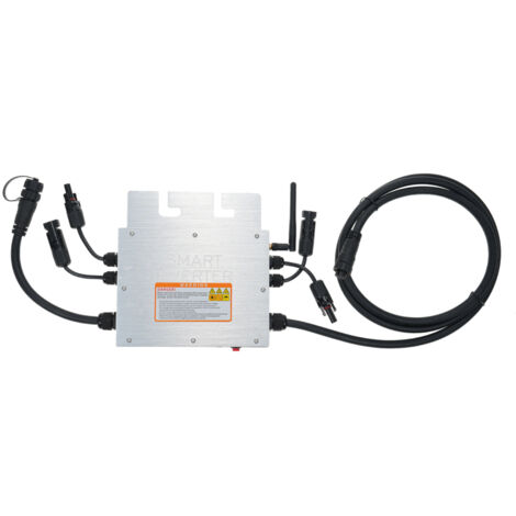 Inversor solar para microrredes de 700 W, resistente al agua IP65, control WiFi, identificación automática, convertidor CC/CA de 120/230 V