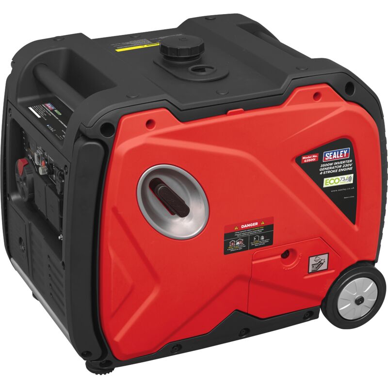 G3500I 3500W Inverter Generator 4-Stroke Engine 230V - Sealey