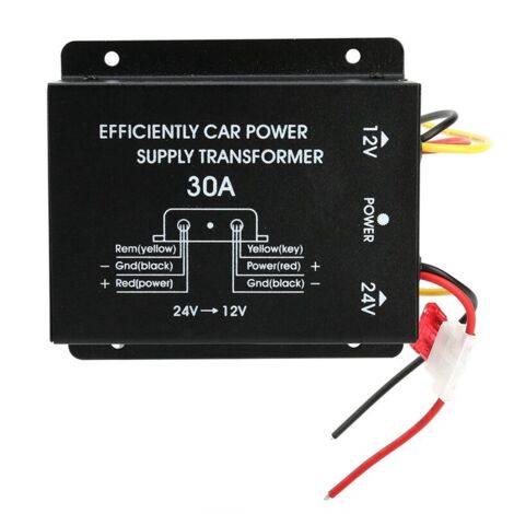 Inverter per auto Eosnow 30A, inverter step-down da 24 V a 12 V