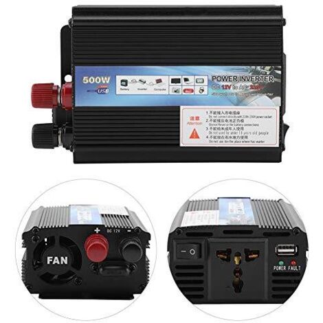 Inverter solare (da 12 V a 220 V/500 W)