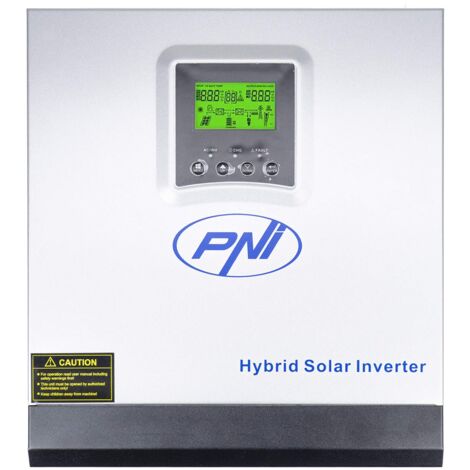 Inverter solare PNI GreenHouse SC1800C PRO 3KW 13A 3000VA, 24V, MPPT 60A, Off Grid Pure Sinusoidale ibrido