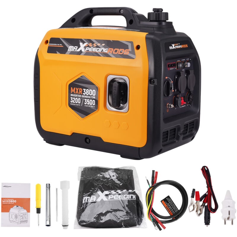 Image of Inverter Stromerzeuger 3500W leise tragbarer Generator Benzin for Camping Reisen