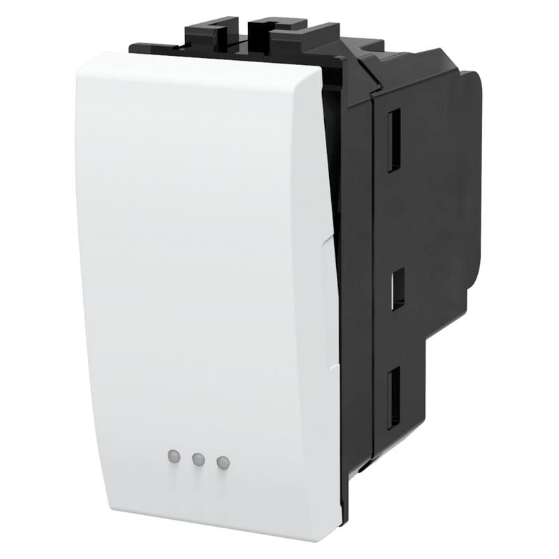 Image of Aigostar - Invertitore 16AX bianco compatibile anche con BTicino Livinglight