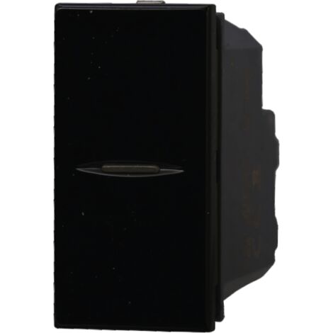 Invertitore 1P 16A compatibile Bticino Axolute colore nero Ettroit AN0901