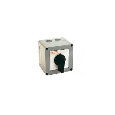 Invertitore 3F 32A cassetta plastica 110×110 LOVGX3211P per impianti tripolari