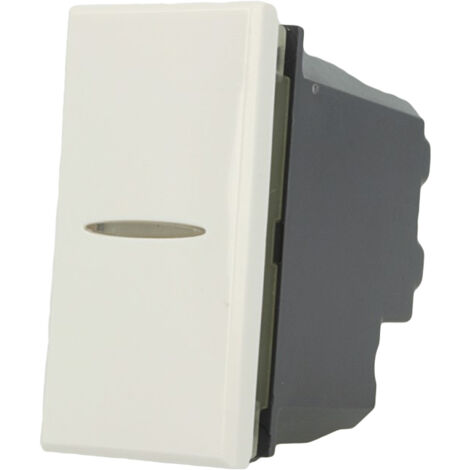 Invertitore Assiale 1P 16A Bianco Compatibile Bticino Axolute