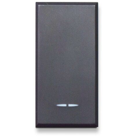 Invertitore Ave Tekla colore nero 1P 16AX illuminabile 445004