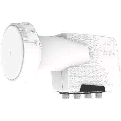 Inverto  HOME PRO LNB Quad Numero utenti: 4 Diametro: 40 mm Bianco