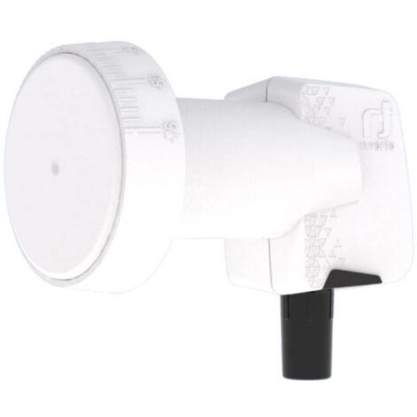 Inverto HOME PRO Tête LNB simple Nombre d'abonnés: 1 Capacité de chargement: 40 mm blanc