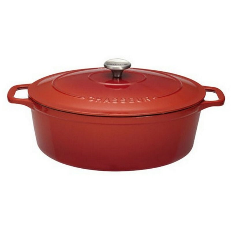 Chasseur - Cocotte ovale en fonte émaillée 29cm rubis puc472958