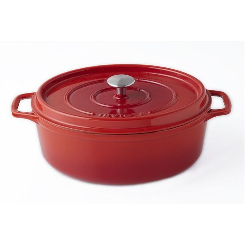 Invicta - Cocotte ovale Invicta 31 cm Rubis