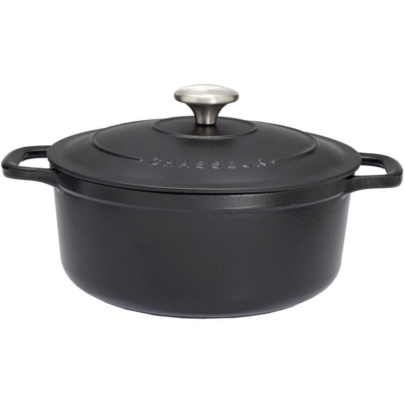Chasseur - Cocotte ronde 32 cm noir interieur noir
