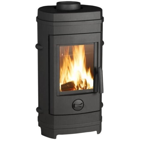 INVICTA Remilly 7 kW Poele a bois Flamme Verte 7 - Buches 34 cm