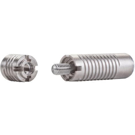 Invis Mx2 Verbinder Set mit Eindrehmutter 14 mm  20 Stück