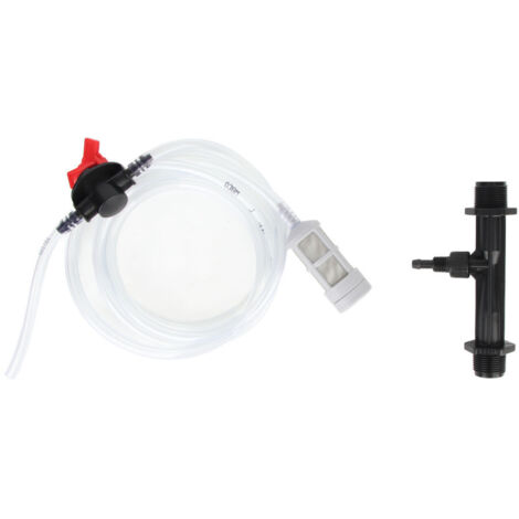 Inyector de fertilizante de plástico eficiente con tubería de riego por goteo para césped, jardín e invernadero, 3/4 de pulgada