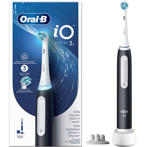 iO 3 Matte Adulto Cepillo dental vibratorio Negro, Blanco