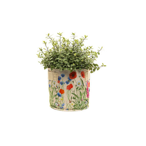 Iona Buchanan Meadow Fabric Eco 23L Pots - L45 x W45 x H27 cm - Cream