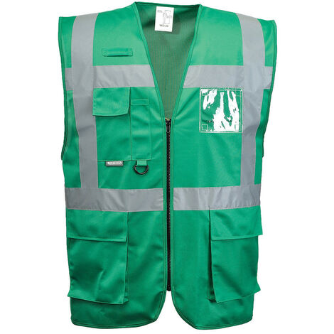 Iona Gilet Executive couleur : Rouge taille L - PORTWEST