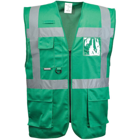 Iona Gilet Executive couleur : Vert bouteille taille XXXL - PORTWEST