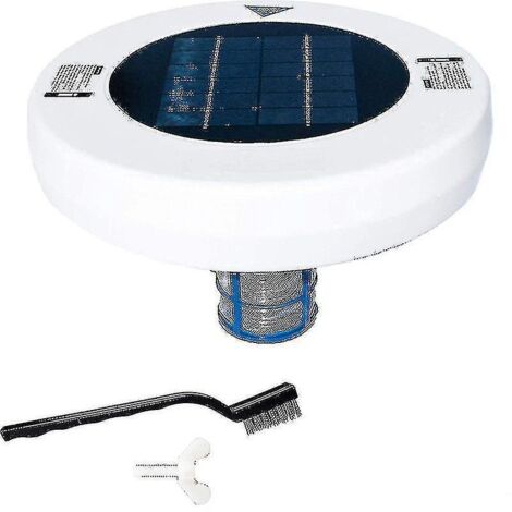 Ioniseur solaire pour piscine, outil de nettoyage de piscine à énergie solaire, nettoyeur de piscine automatique, ioniseur de piscine
