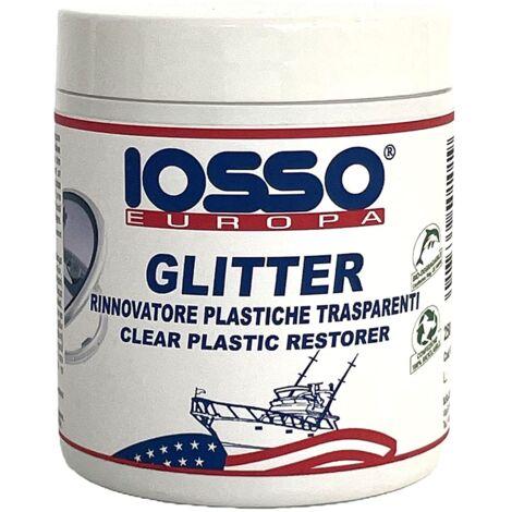 Iosso Europa Xgl2, Pasta Lucidante per Plastiche Trasparenti Tutti, Bianco, 250 ml