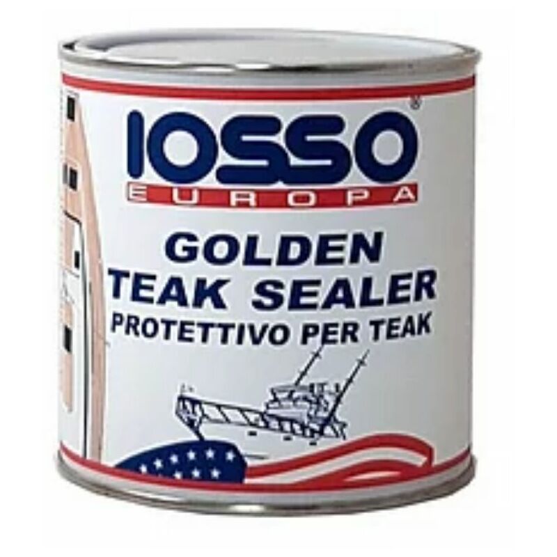 Image of Iosso golden teak sealer trattamento sigillante teak a basi di olii pregiati litri 0.75