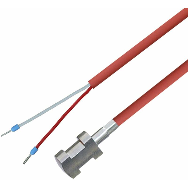 Image of 004AL02202 - PT1000 - Sensore di contatto per tubo con cavo in silicone, fissaggio fino a 200°C, 2 metri - Ioveo