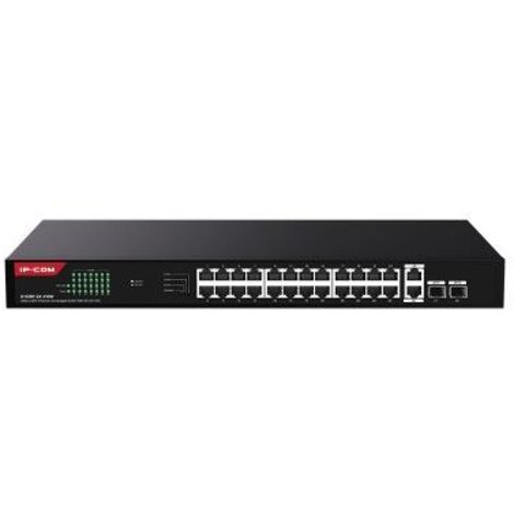 Ip-Com Switch G1128p-24-410w 26p Gigabit Base-t+2p Base-x Sfp Cloud Managed Poe Budget Tot. 370w