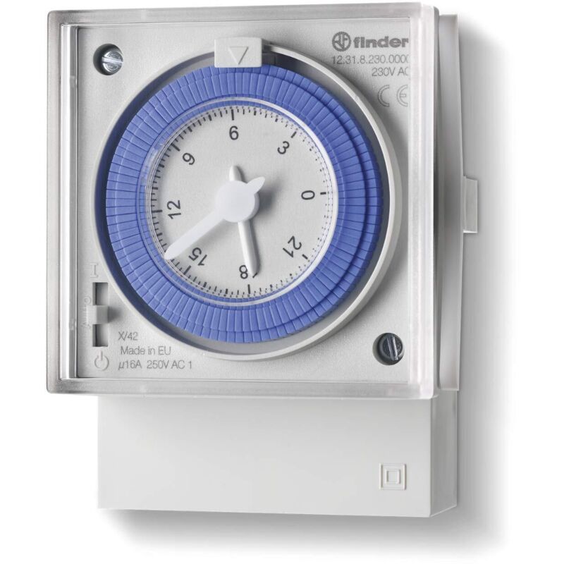 Finder - Ip20 ip20 interrupteur horaire journalier ip20 12.3.1.1.8.230.0000 123182300000
