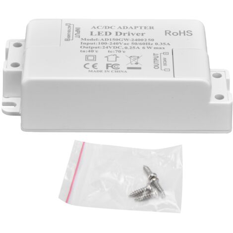 IP44 Wasserdichtes LED-Netzteil – 100–240 V auf 24 V AC/DC-Transformator für G4-Strahler und Lichtleisten
