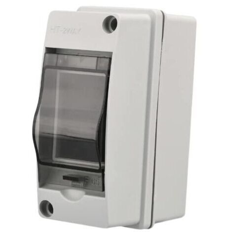 IP65 Outdoor Waterproof Control Box 2 Modules ABS Plastic Surface Electrical Waterproof Control Box Outdoor Switch Cabinet Modular Junction Box (2 Way)