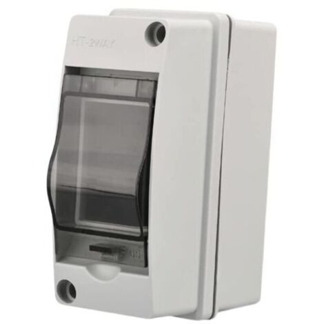 IP65 Outdoor Waterproof Control Box 2 Modules ABS Plastic Surface Electrical Waterproof Control Box Outdoor Switch Cabinet Modular Junction Box (2 Way)