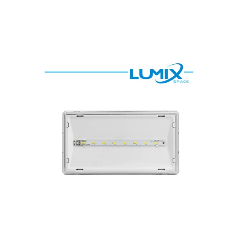 Bianco Plafo emergenza (8W) 1W led 170lm IP65 3ore...