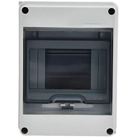 IP65 Wasserdichter Elektroverteiler für den Außenbereich, 5 Module, Oberfläche aus ABS-Kunststoff, Wasserdichter Elektroverteiler für den Außenbereich, Schaltschrank, Modulare Anschlussdose (5-fach)