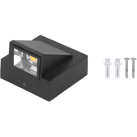 IP67 wasserdichte LED-Wandleuchte für Garten und Terrasse, 90–265 V, Weiß
