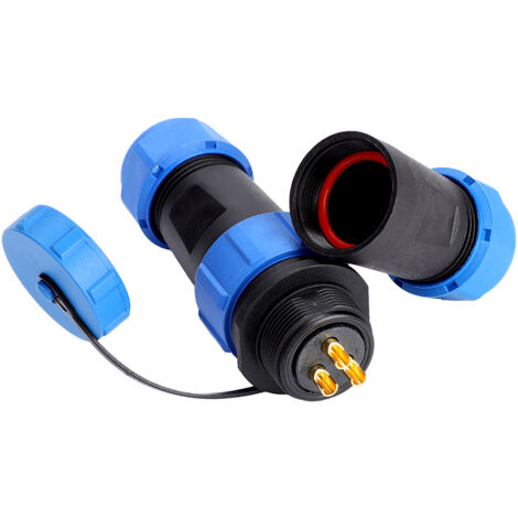 IP68 3-poliger wasserdichter Kunststoff-Luftfahrtkabelstecker