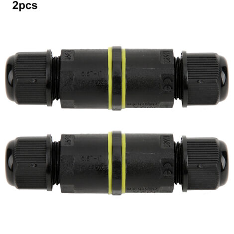 IP68 wasserdichte 3-polige Anschlussdose für die Außeninstallation – 2er-Pack