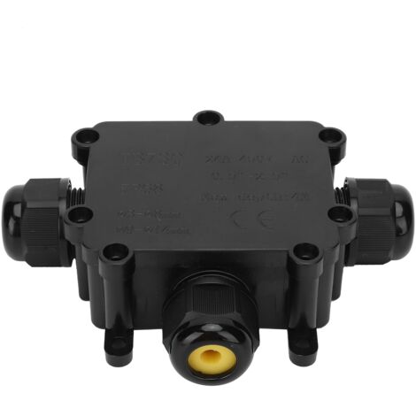 IP68 Wasserdichte 3-Wege-Anschlussdose für elektrische Außenkabel