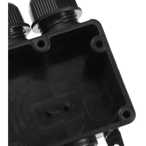 IP68 wasserdichte elektrische Anschlussdose mit 3 Kabeleinführungen und Kabeldurchführung