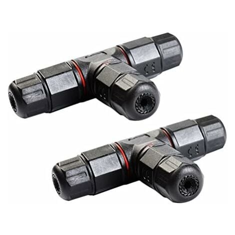 IP68 Waterproof Electrical Junction Boxes 3 Way Cable Connector Outdoor Electrical Box 2 Pieces